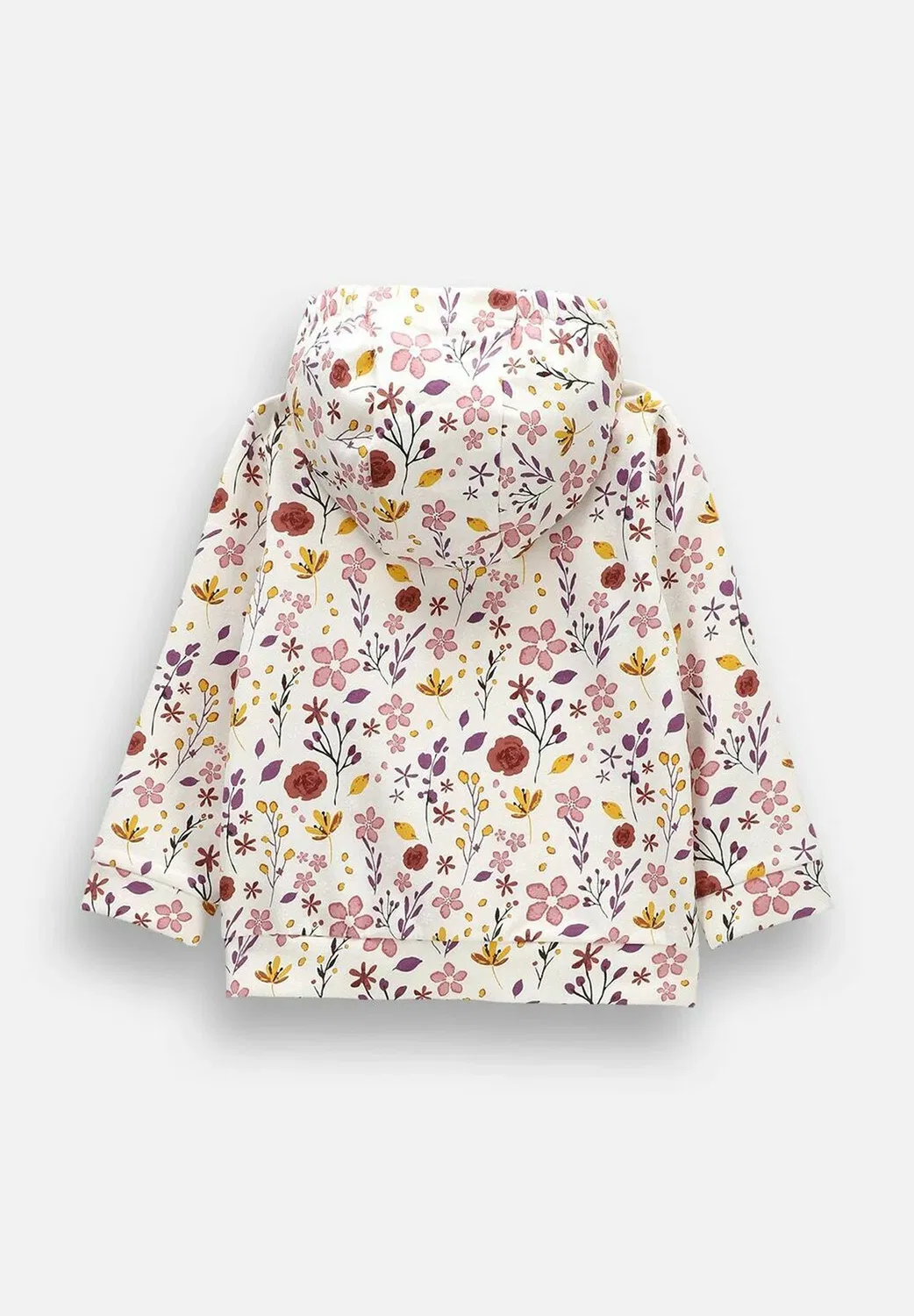 Kinder-Kapuzenjacke - толстовка на молнии Coccodrillo, Off-White — фото 2