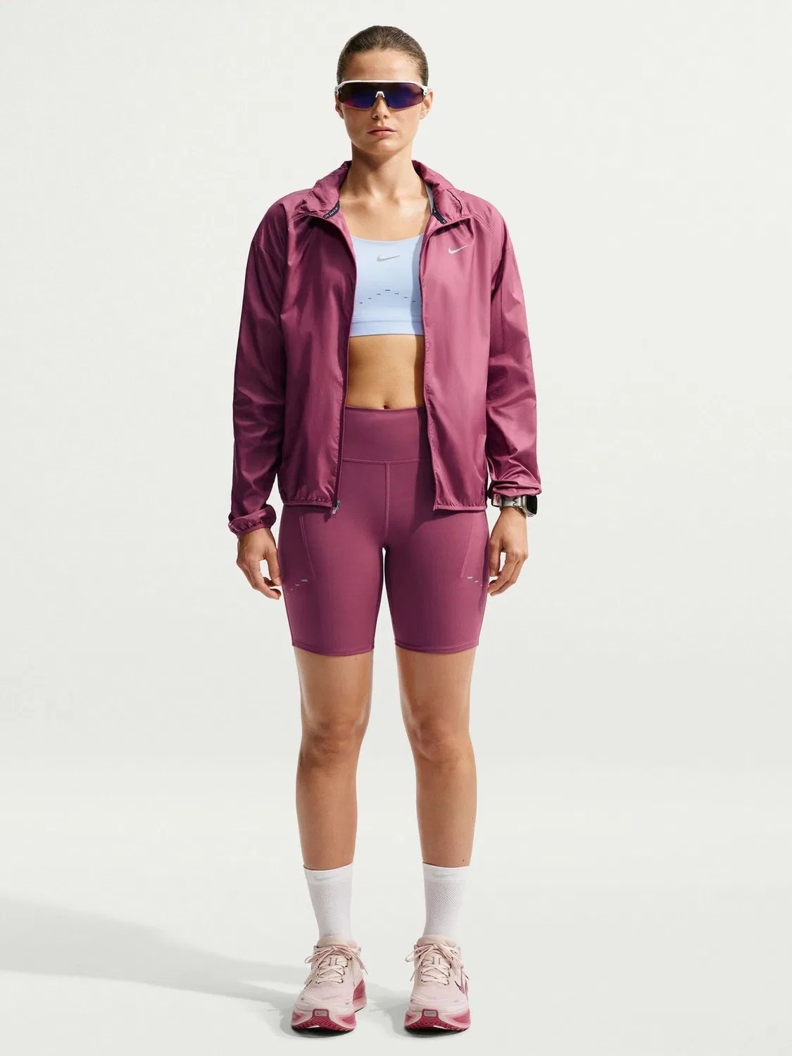 Куртка для бега Tempo Repel Nike, Pink Smoke — фото 2