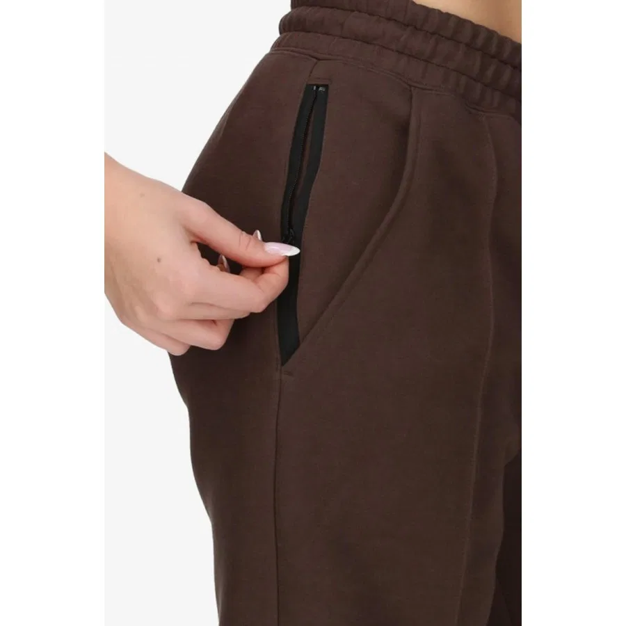 Женские спортивные брюки Tech Fleece Standard Fit Mid Rise Jogger Nike, Серый — фото 4
