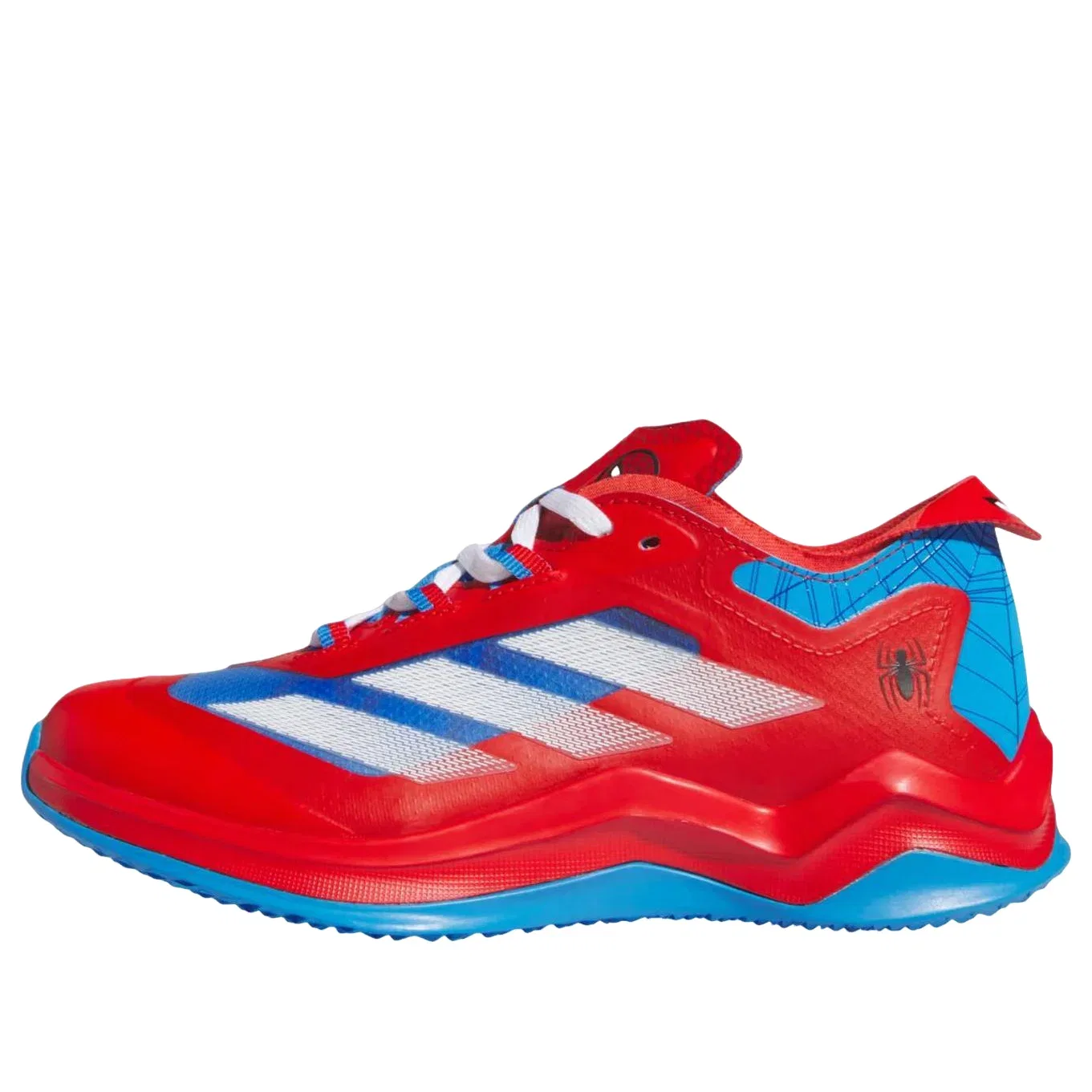 Детские кроссовки для бейсбола с принтом Spider-Man Adidas Adizero Impact Turf, Красный