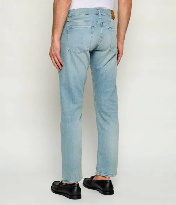 Мужские джинсы Slim Fit BOSS x Beckham Slim Fit, Azzurro — фото 4