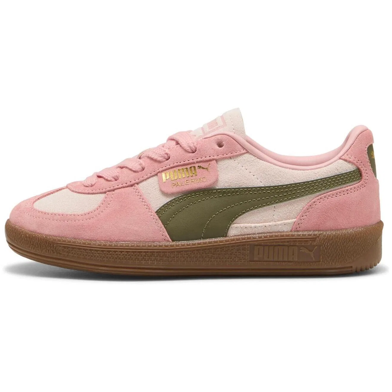 Детские кроссовки из замши Puma Palermo Jr, Rosa