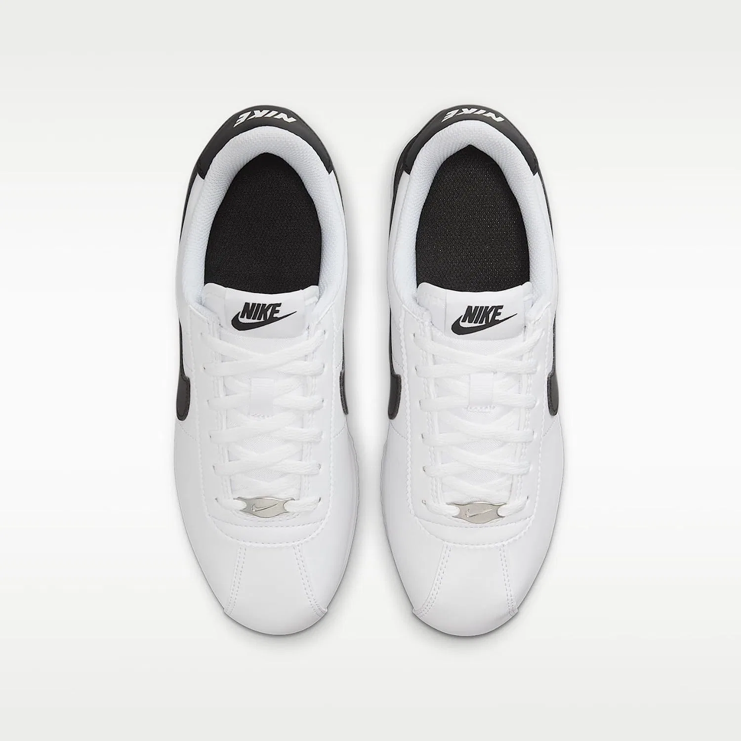 Детские кроссовки для девочек Nike Cortez Junior Shoes, White/Black — фото 4