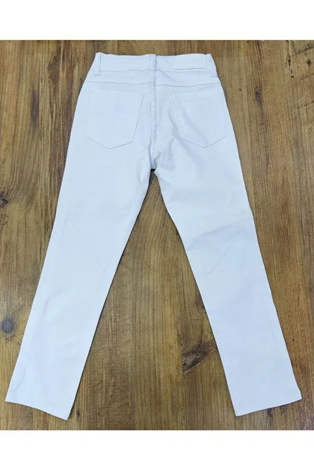 Детские брюки для мальчиков из габардина April 23 Çello Mello, White — фото 3