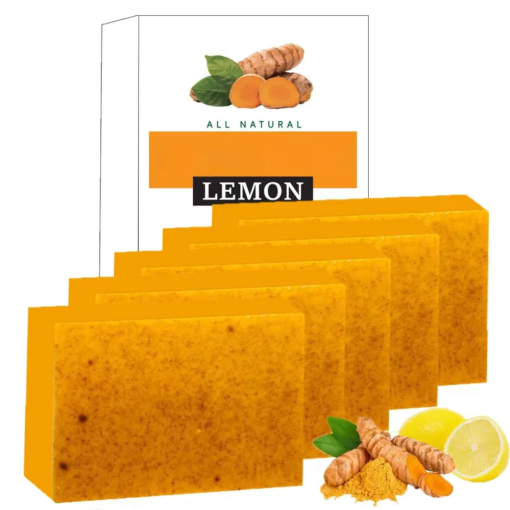 Мыло Lemon Turmeric Soap Bar, LinBomZony, 5 шт. по 100 г, Lemon