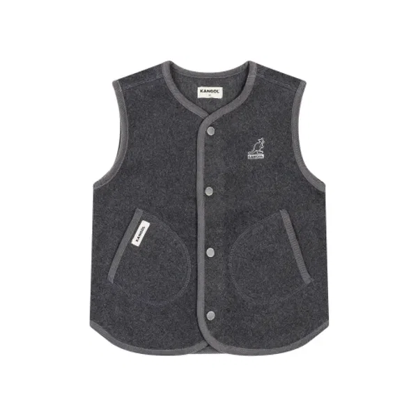Жилет флисовый, детский, 0911, Kangol Kids, charcoal