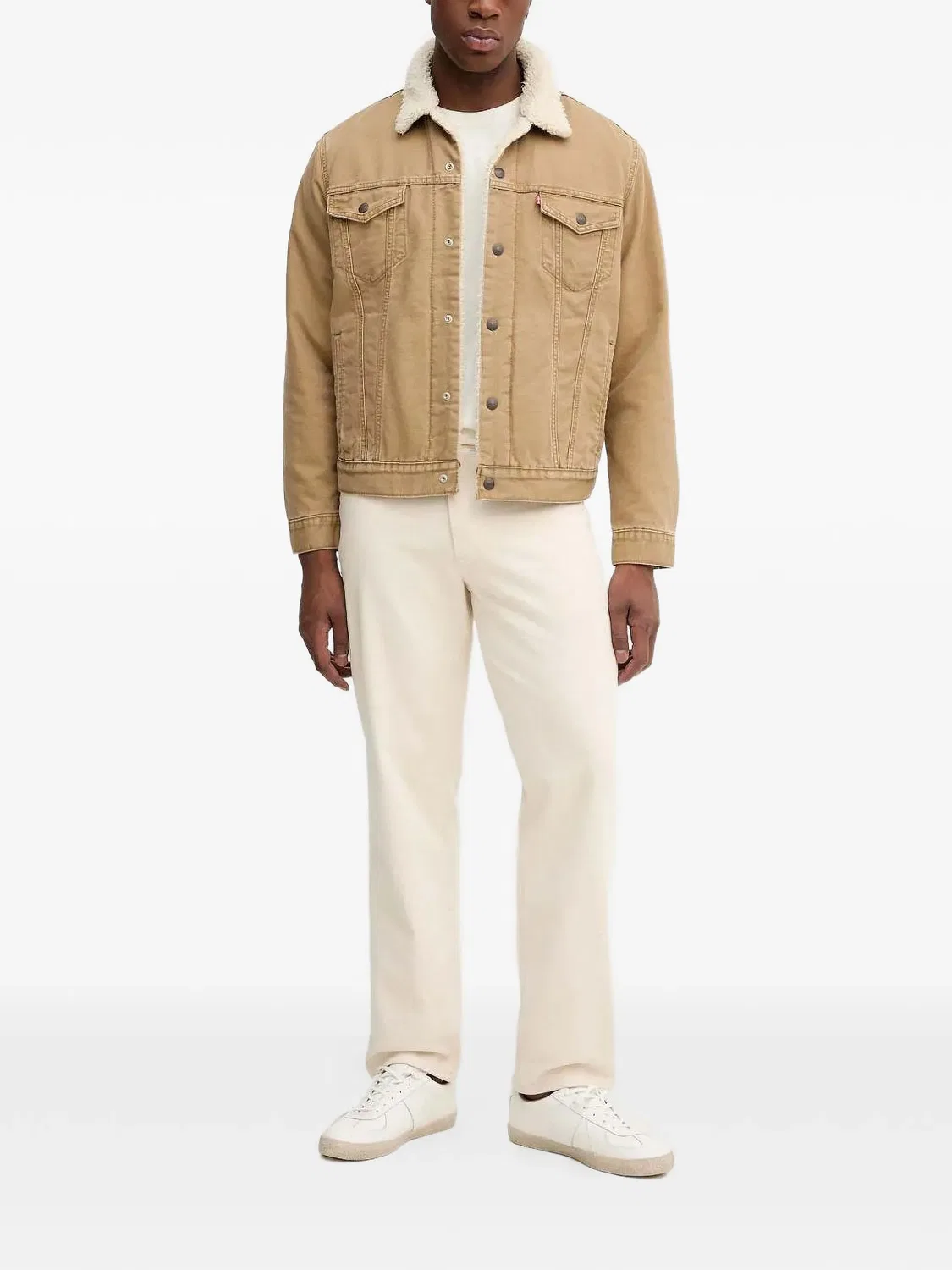 Куртка Type III Sherpa нейтральных тонов Levi's, нейтральные — фото 4