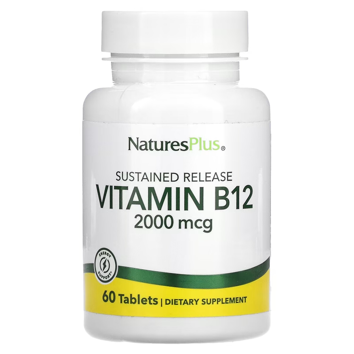 

NaturesPlus витамин B12 2000 мкг, 60 таблеток
