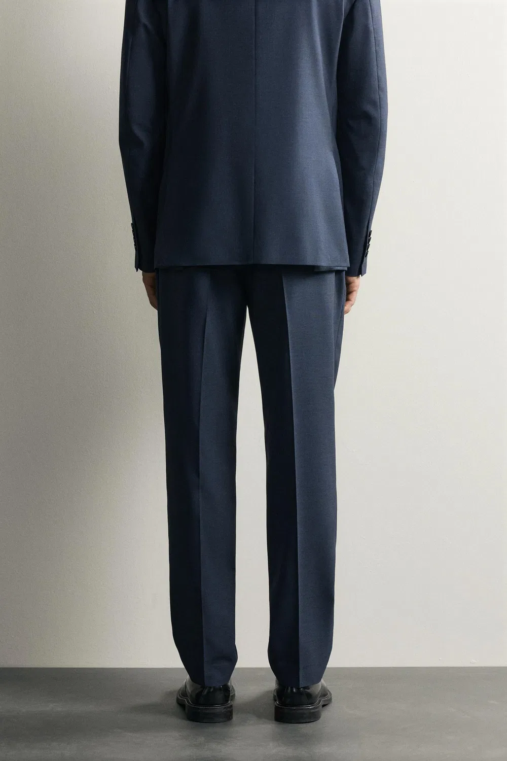 Брюки в клетку стандартного кроя ZARA, Dark navy — фото 3