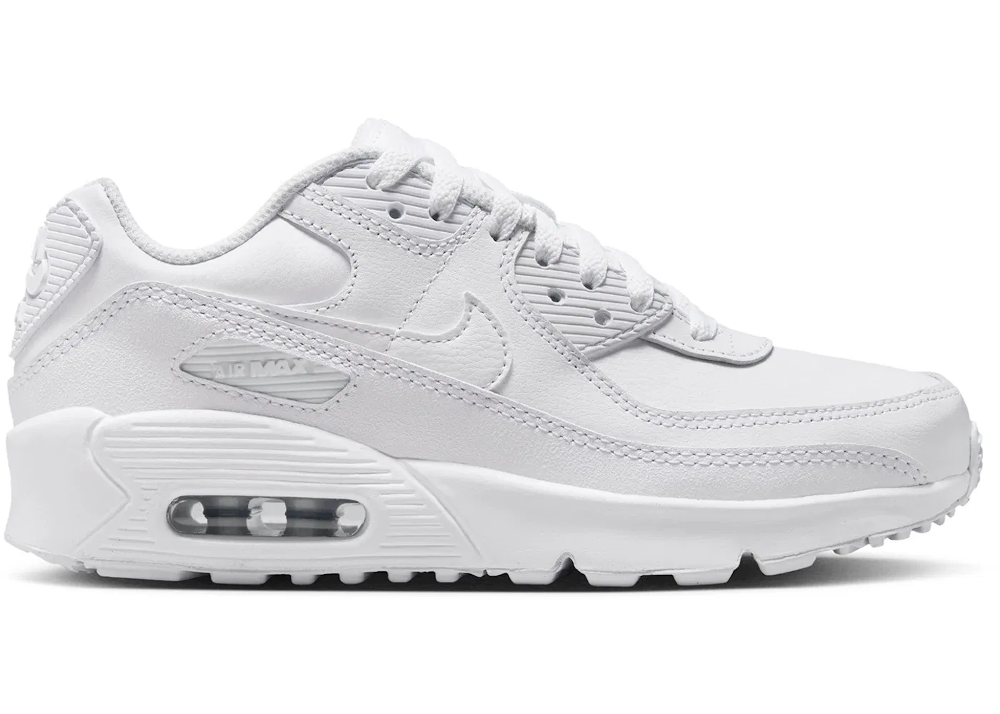 Детские кроссовки Lifestyle Nike Air Max 90 LTR, White/Metallic Silver/White/White