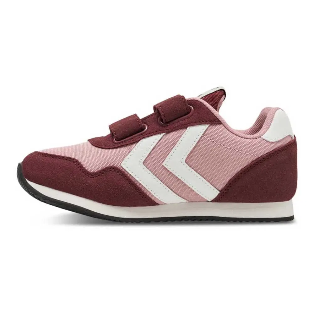 Детские кроссовки для девочек с ретро-стилем Reflex Double Multi Hummel, Pink — фото 3