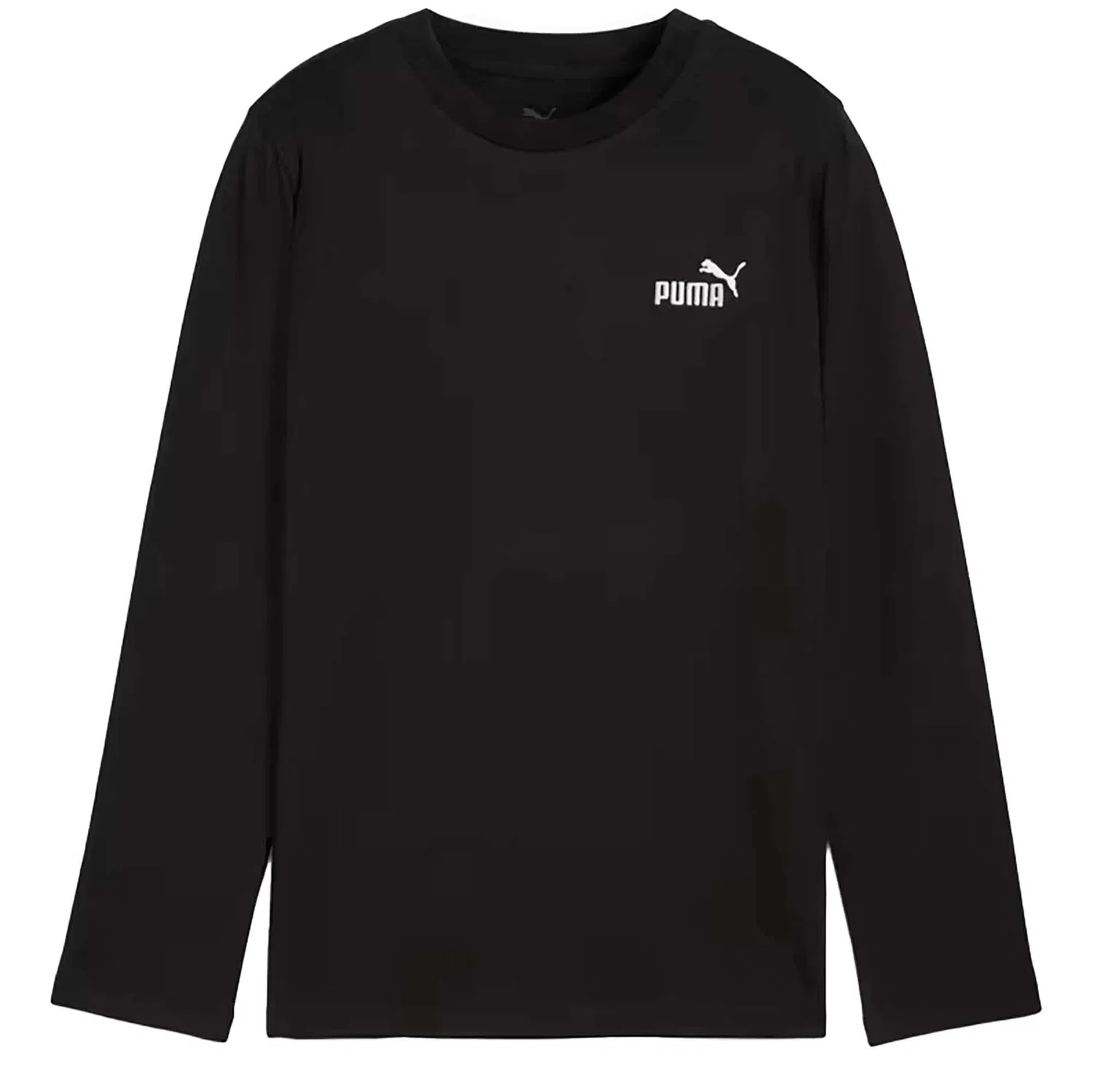 Детское лонгслив с принтом Puma Ess No. 1 Logo Langarmshirt B, Puma, Цвет: Schwarz