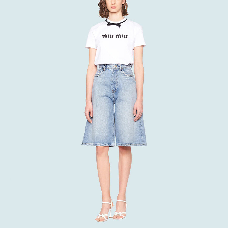 

Футболка женская белая Miu Miu