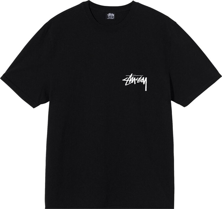 

Футболка Stussy Painter Pigment Dyed Tee 'Black', черный