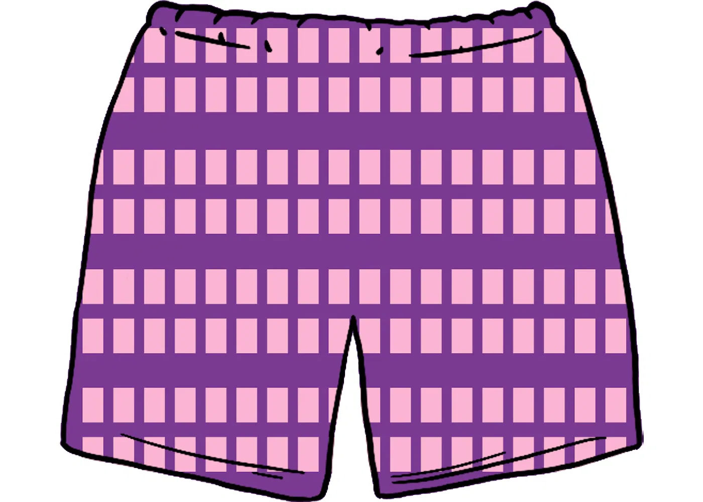 Мужские шорты с принтом Supreme Grid Soccer Short, фиолетовый