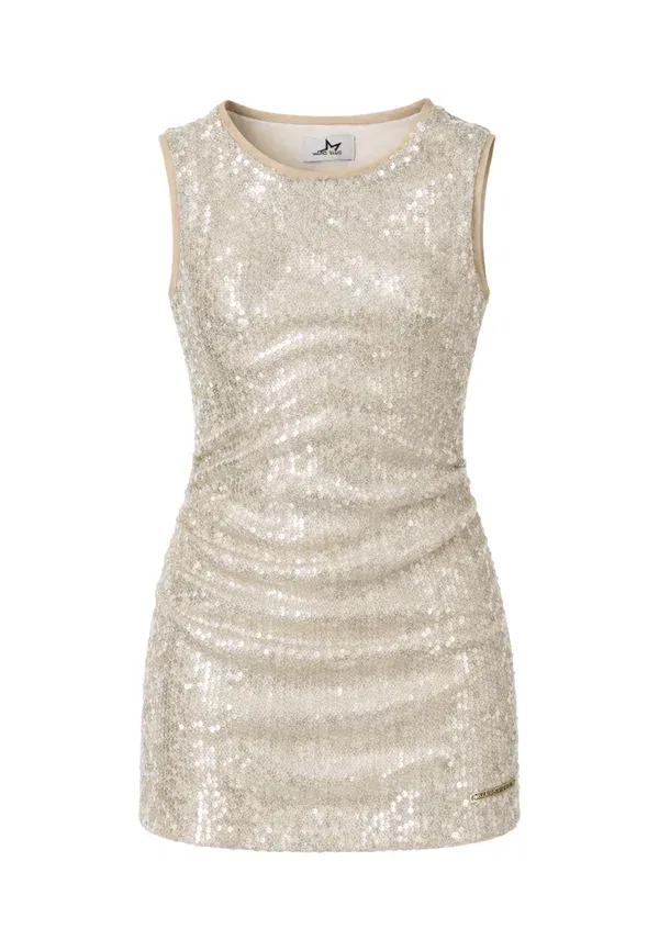 Платье с пайетками cocktail dress Marc Ellis, Gold, золотистый