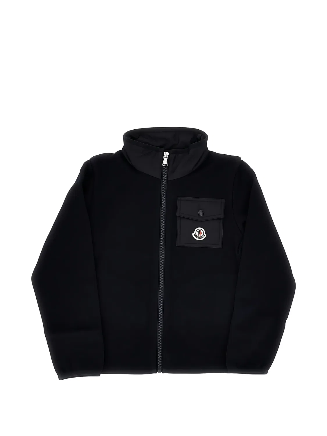 Толстовка на молнии синяя Moncler, синий