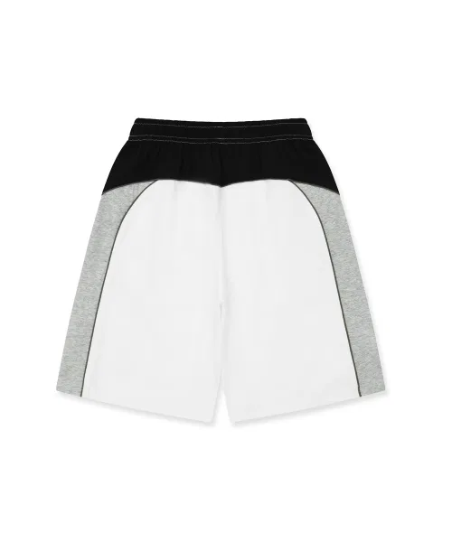 Детские шорты с принтом Quick Dry BROWNBREATH KIDS, White — фото 3