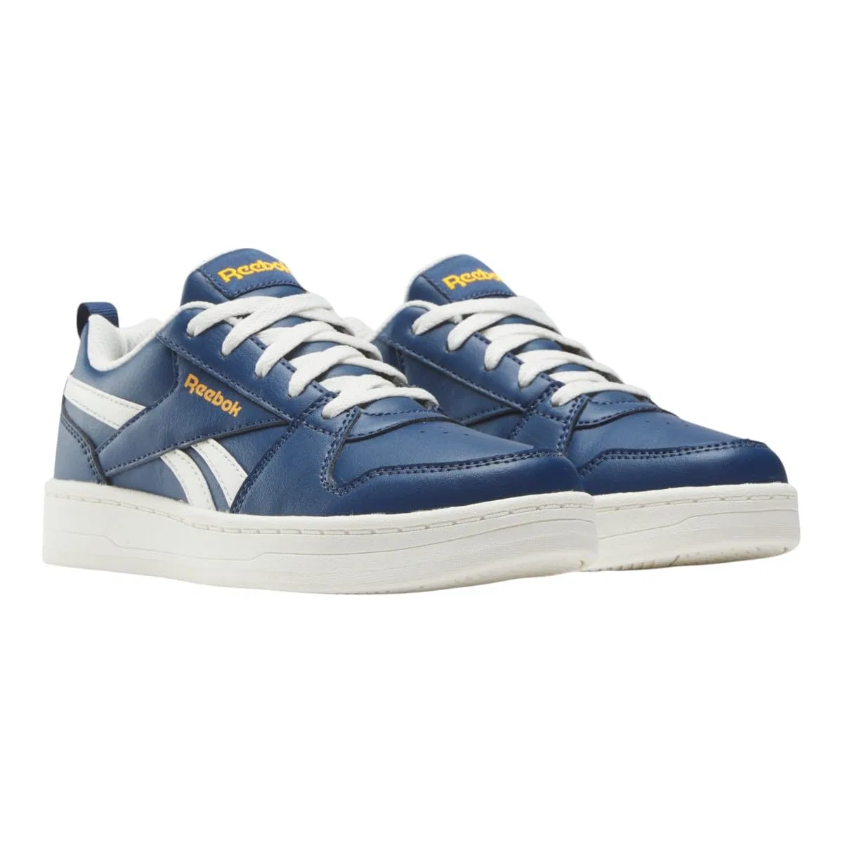 Детские кроссовки для мальчиков с минималистичным дизайном Reebok Royal Prime 2.0 Reebok, Batikblue Chalk Electricamber — фото 4