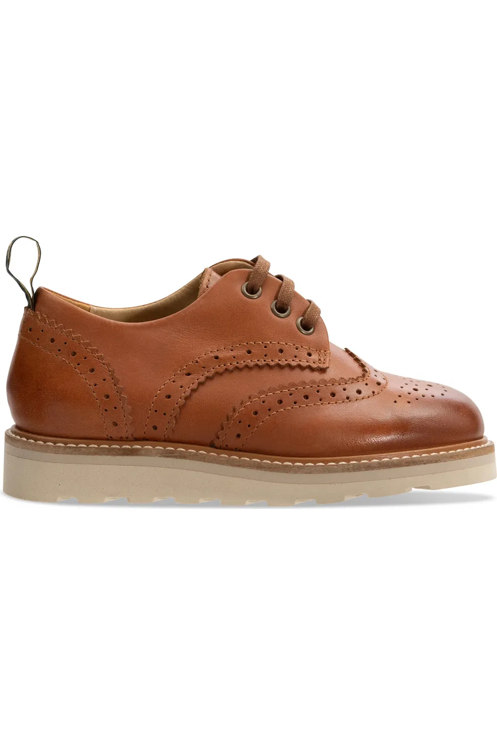 Детские туфли броги классические Brando Young Soles, Tan — фото 3
