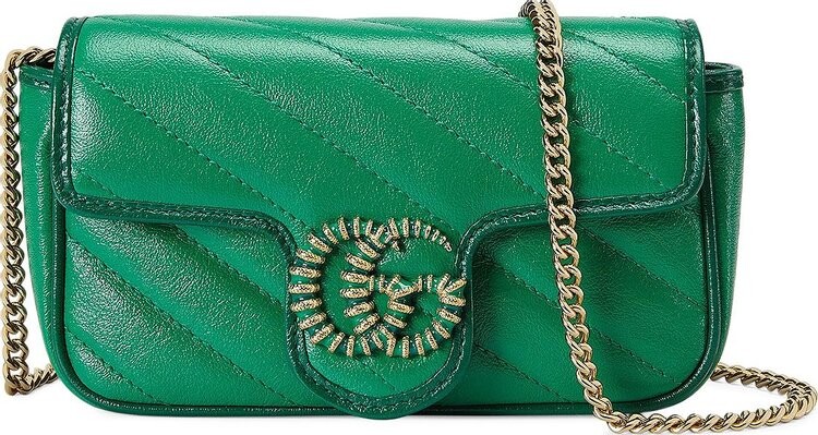 

Сумка Gucci Super Mini Bag Green, зеленый