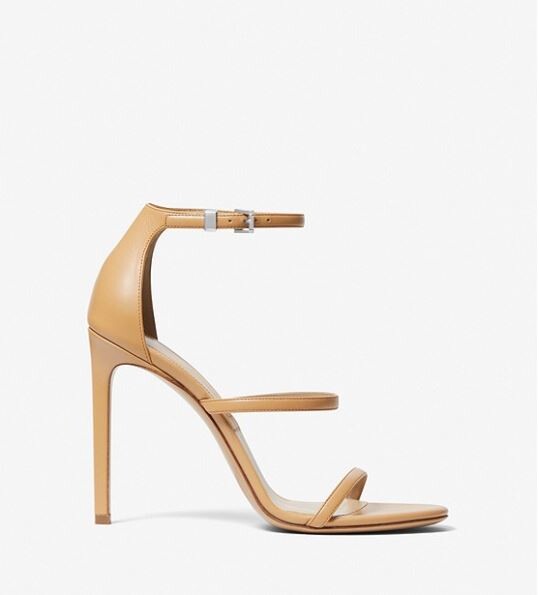 

Босоножки Michael Kors Nadege Leather, бежевый