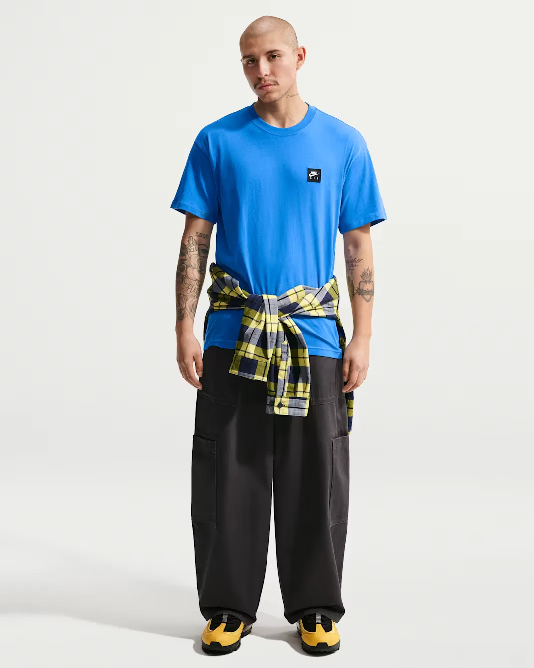 Футболка Nike Air, Light Photo Blue/Psychic Blue — фото 4