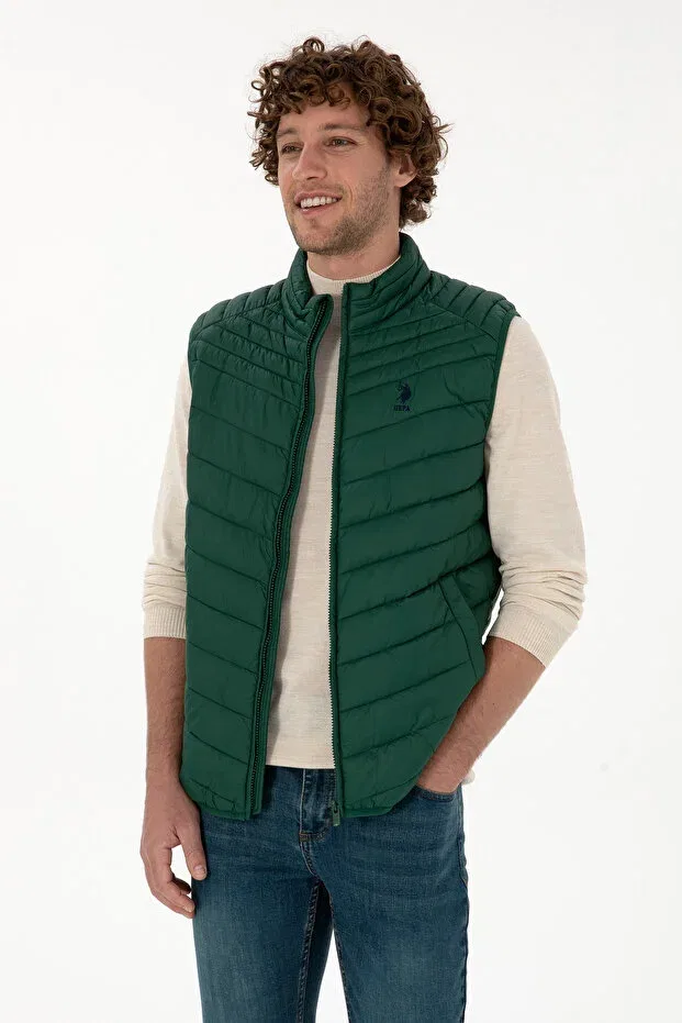 Мужской жилет без рукавов U.S. Polo Assn., Dark Green