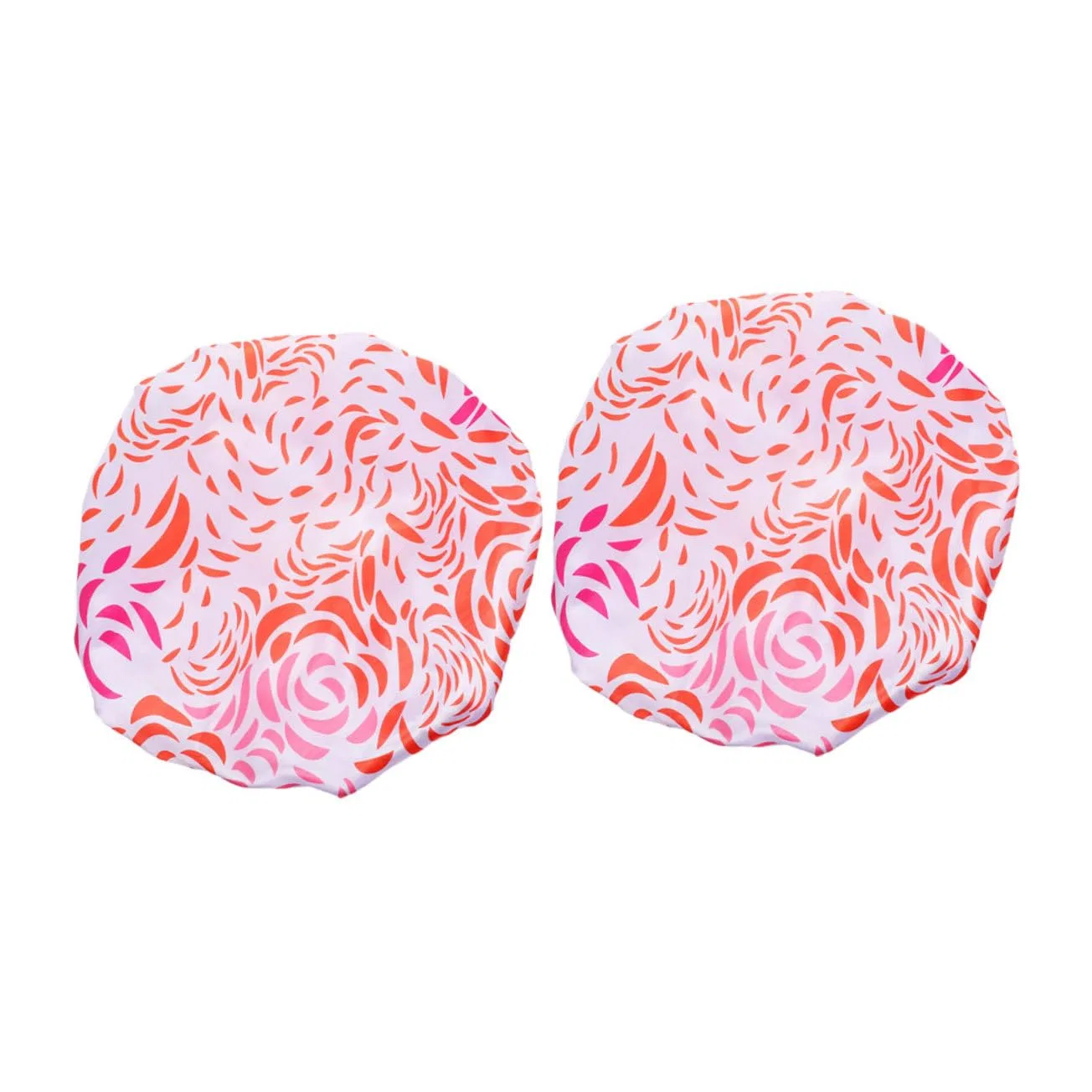 Двухслойная шапочка для душа из сатина, Baluue, 2 шт, 24x22x5 см, мультиколор