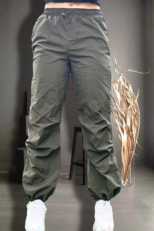 Детские спортивные брюки для девочек однотонные Jannock, Khaki