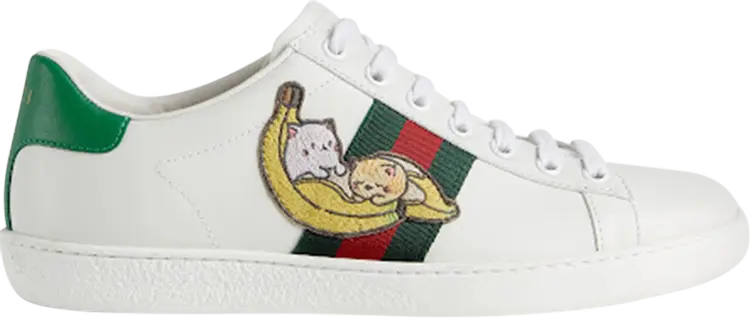 

Кроссовки Gucci Wmns Ace Bananya, белый