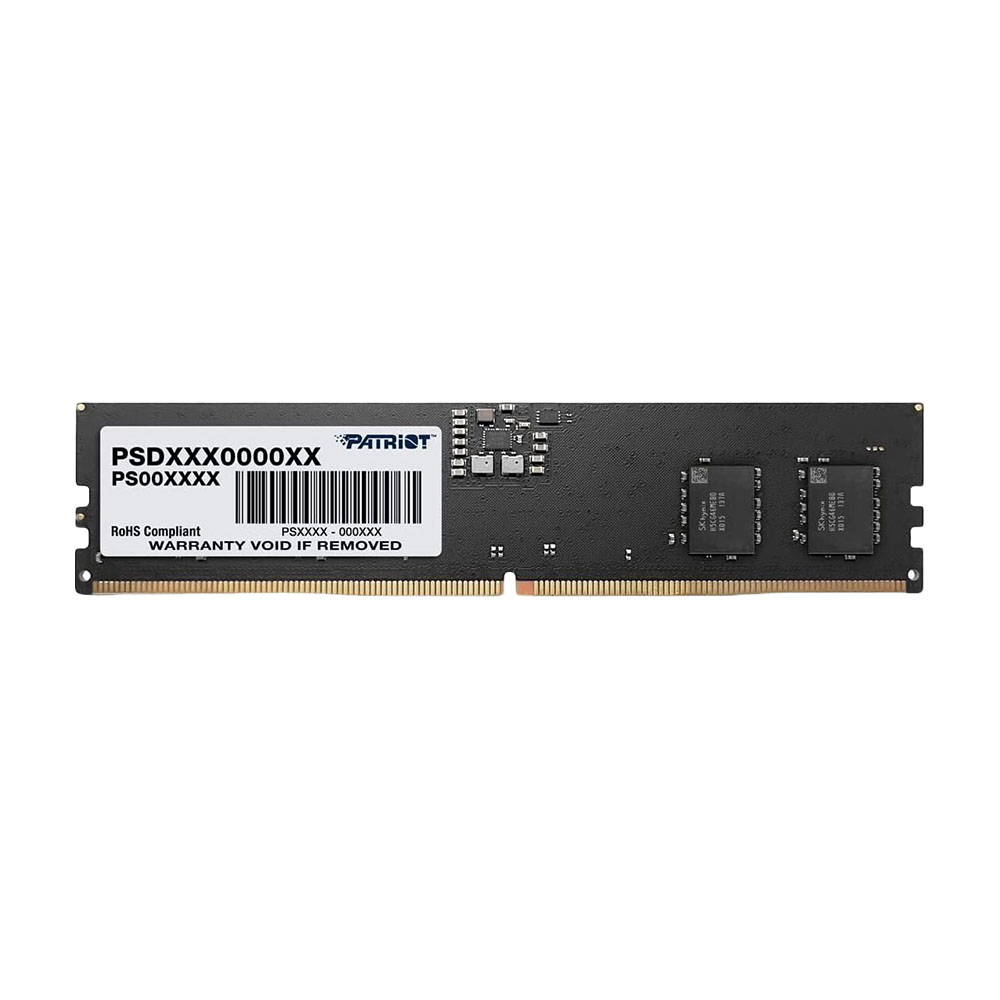 

Модуль памяти Patriot Signature PSD58G480041 DDR5 - 8ГБ 4800, DIMM, ECC