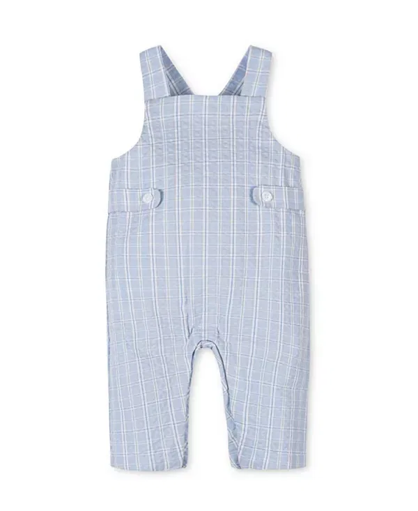 Детский комбинезон из органического сшитого хлопка Hope & Henry, Blue Chateau Check