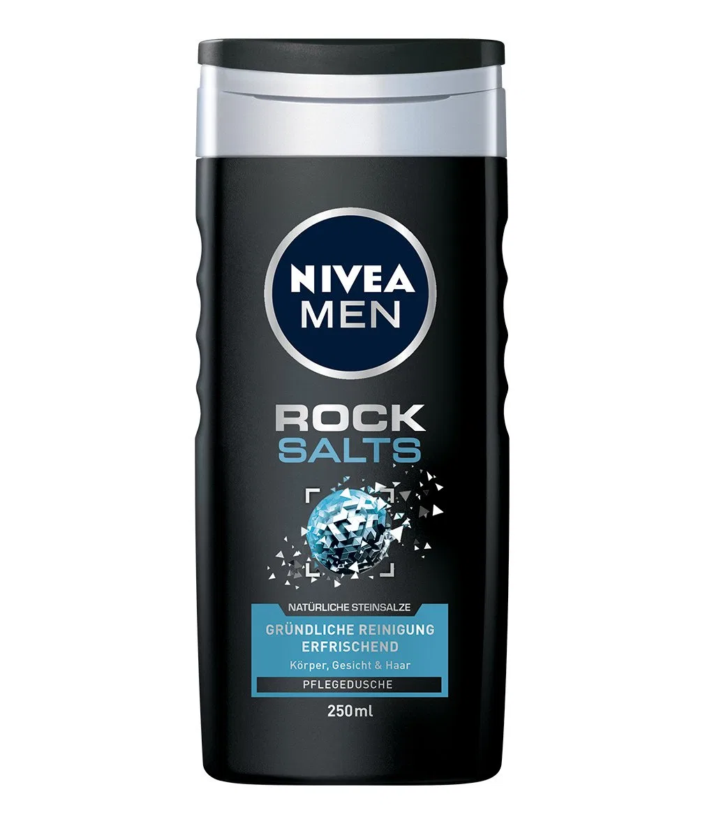 Гель для душа Rock Salts, NIVEA MEN, набор 6 шт., 250 мл