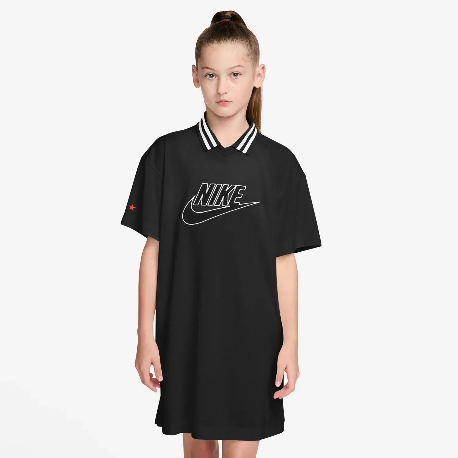 Детское платье для девочек трикотажное Sportswear Jersey Dress Nike, Negro
