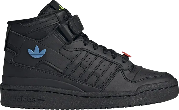 

Кроссовки Adidas Forum Mid J 'Trefoil Pins', черный