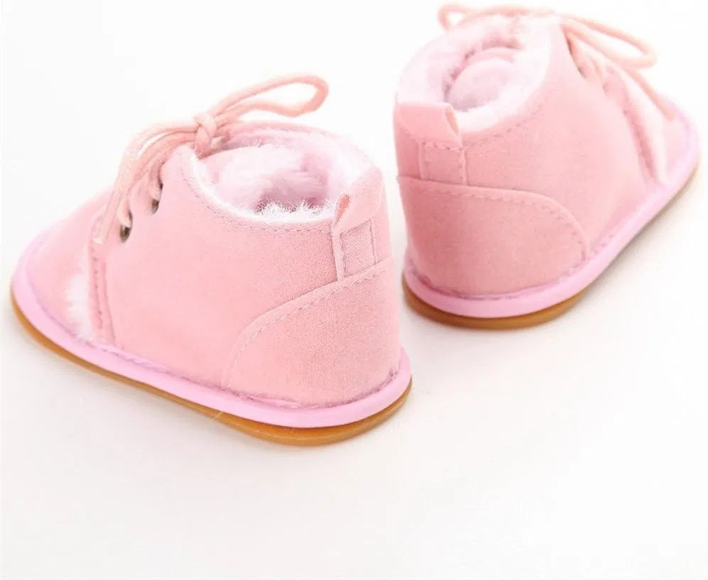 Детские зимние кроссовки для девочек с нескользящей подошвой L-Peach, Pink — фото 3