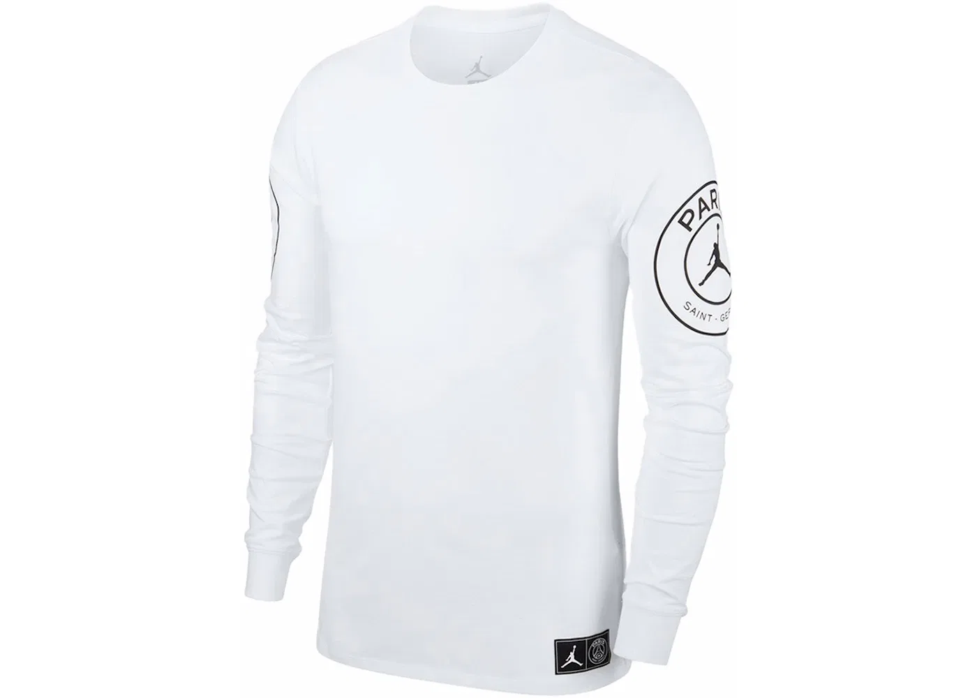 Мужская футболка с длинным рукавом PSG STMT Longsleeve Jordan, White