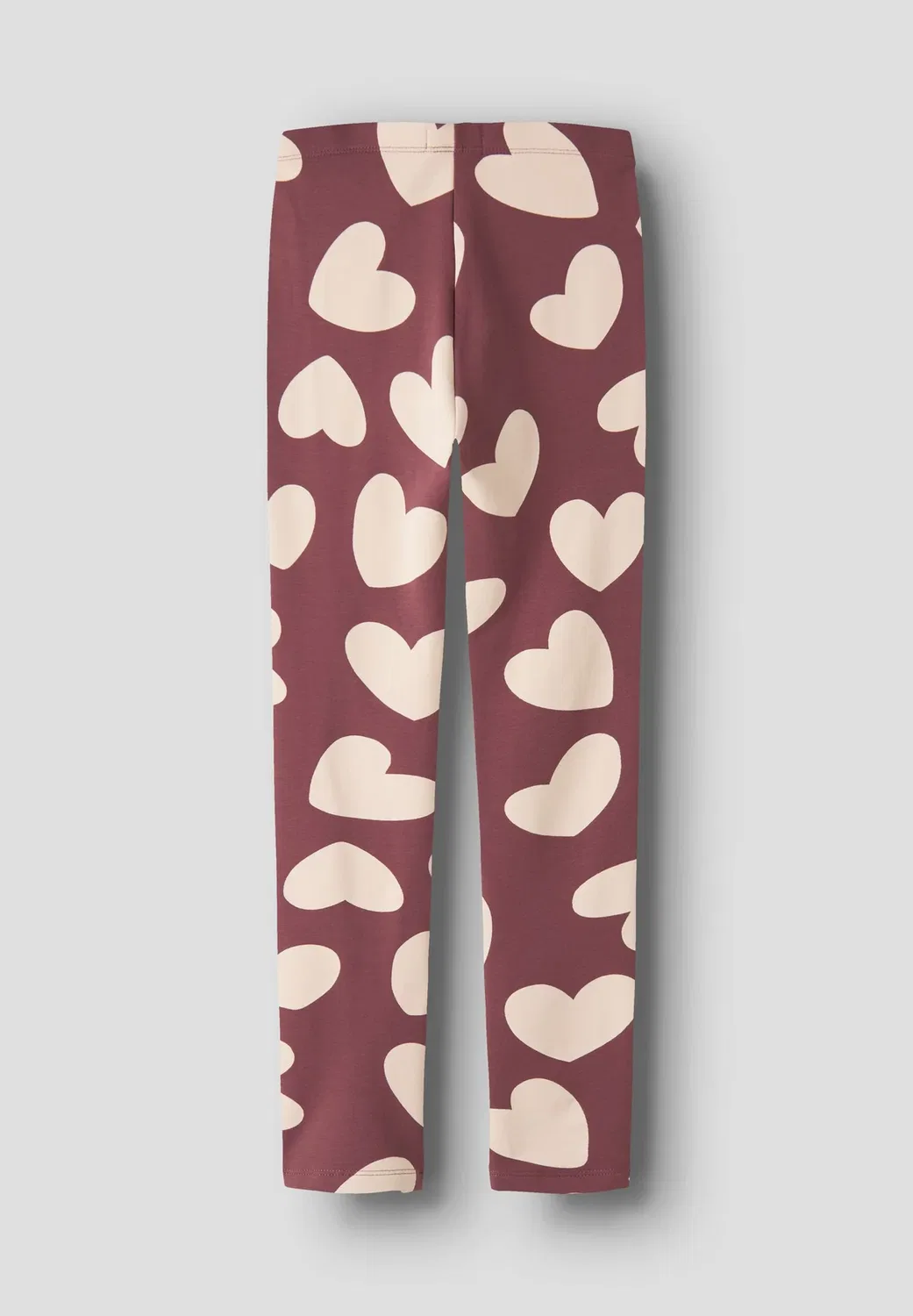 Nkfdavina aop swe legging bru noos - леггинсы - брюки Name It, Wild Ginger Aop W Pastel Rose Tan Big Hearts — фото 2