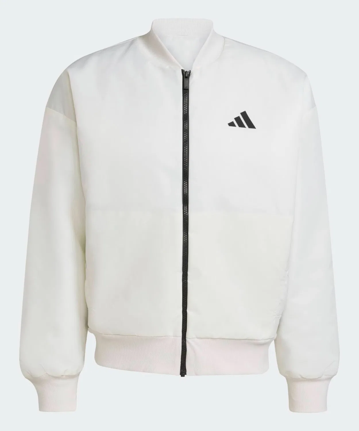 Мужская куртка-бомбер свободного кроя Stadium Bomber Adidas, White — фото 4