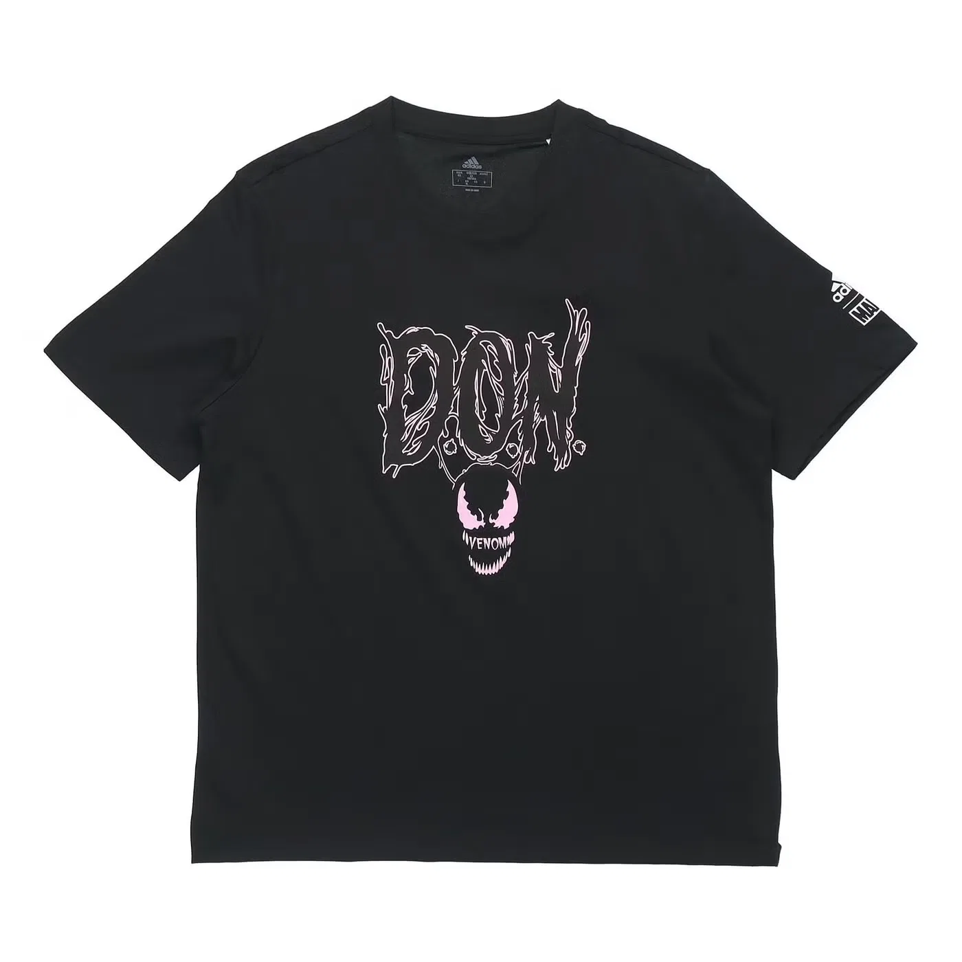 Футболка баскетбольная с коротким рукавом Don Venom Adidas, черный