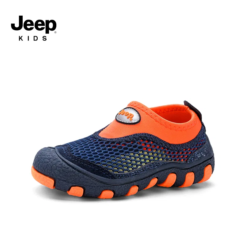 Детские кроссовки с сетчатым верхом Jeep, Dark Blue Unlined Mesh — фото 4