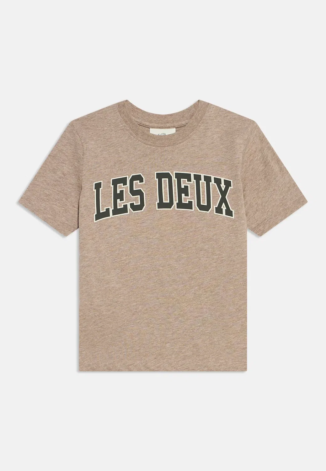 Футболка унисекс с принтом для колледжа Les Deux, Dark Sand Melange