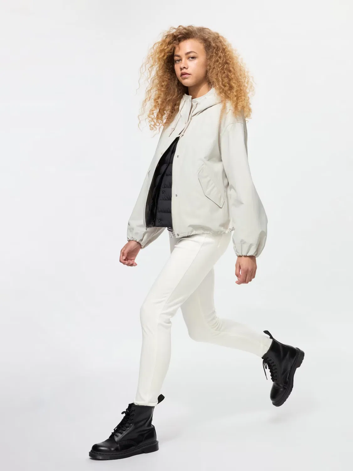 Леггинсы и брюки Uniqlo heattech ultra stretch, для повседневной носки, белый