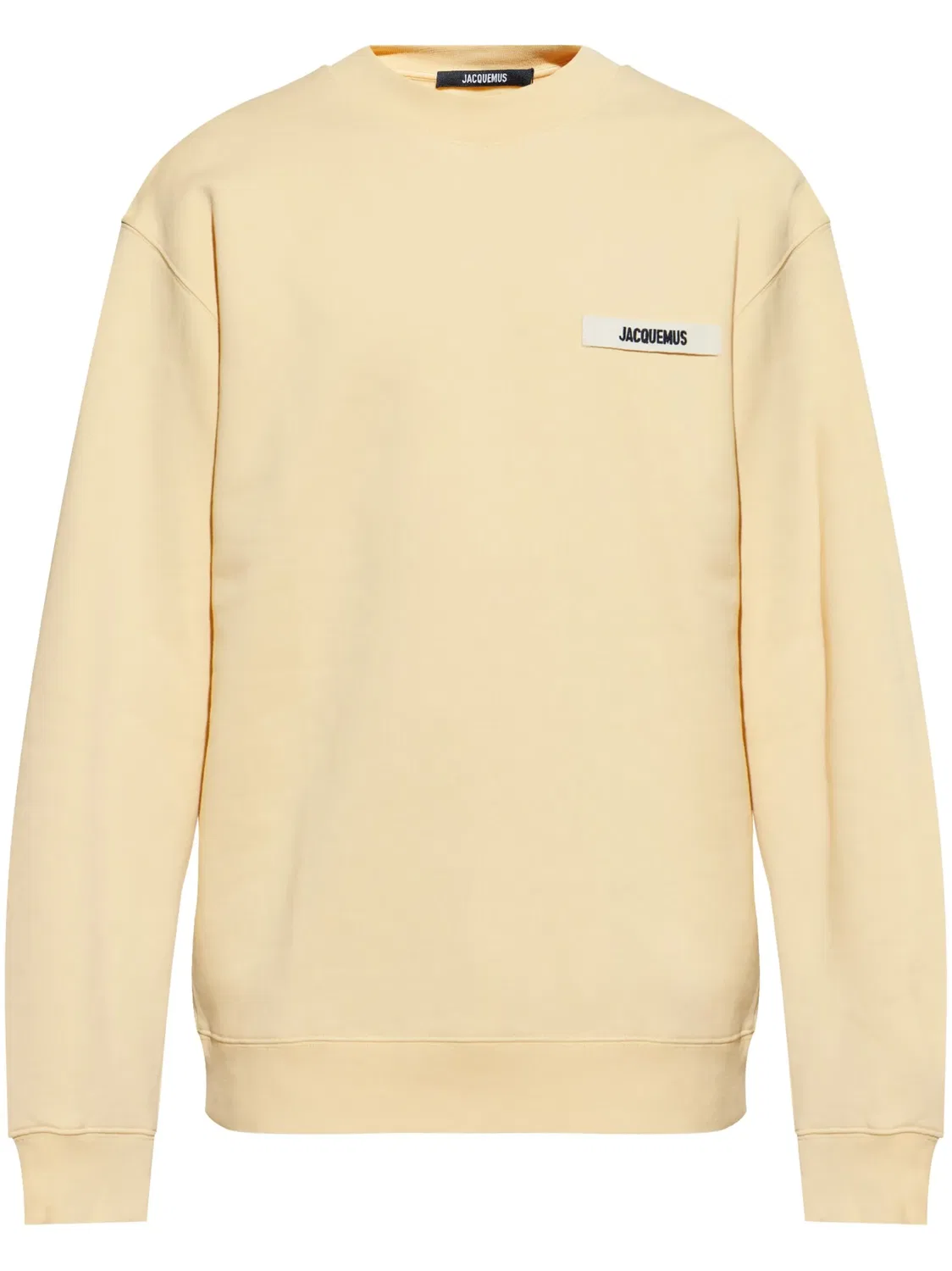 Jacquemus Свитшот с нашивкой логотипа, нейтральные тона