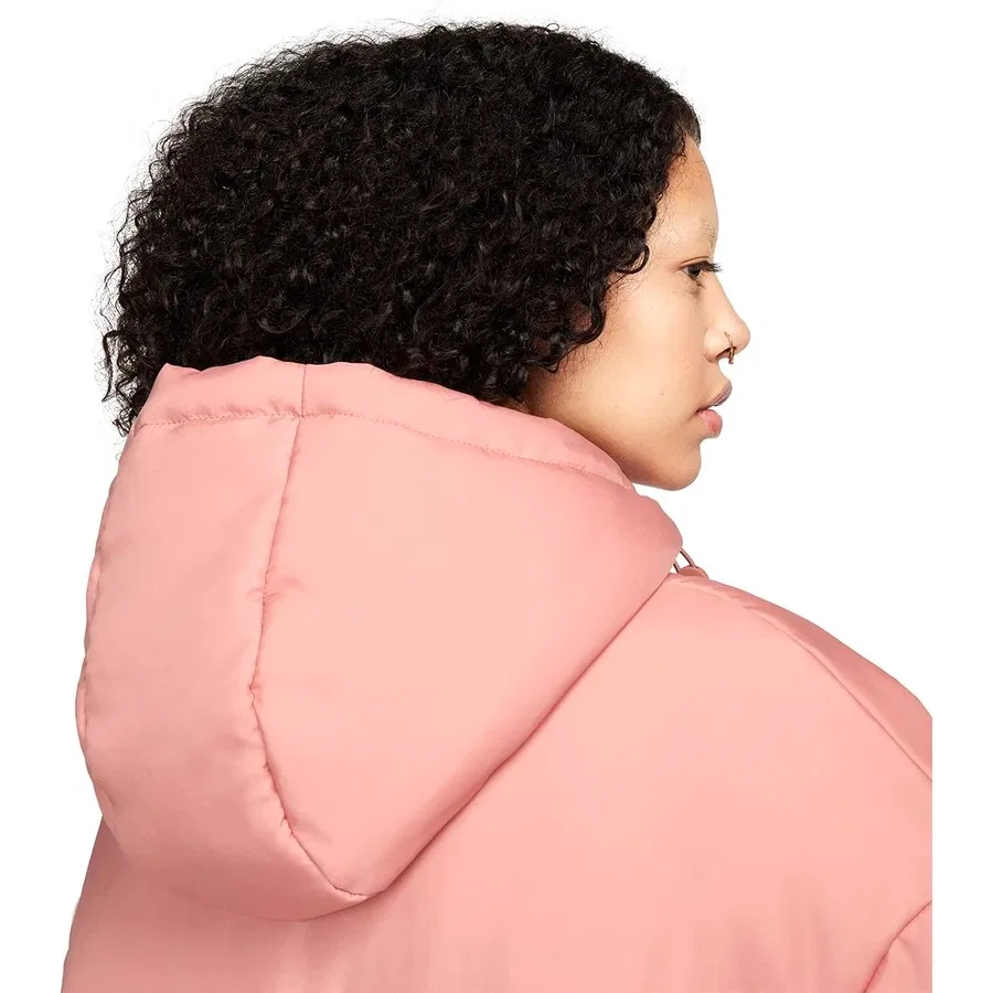 Женская куртка-парка с капюшоном, утепленная, Nike Sportswear Classic Puffer Therma-Fit, Черный — фото 3