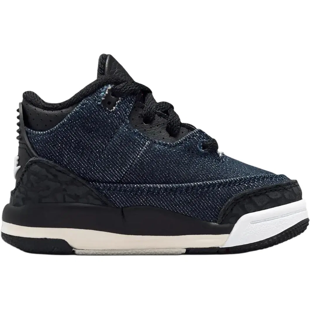 Детские кроссовки для малышей с высоким верхом Blue/Black Jordan, Blue/Black — фото 3