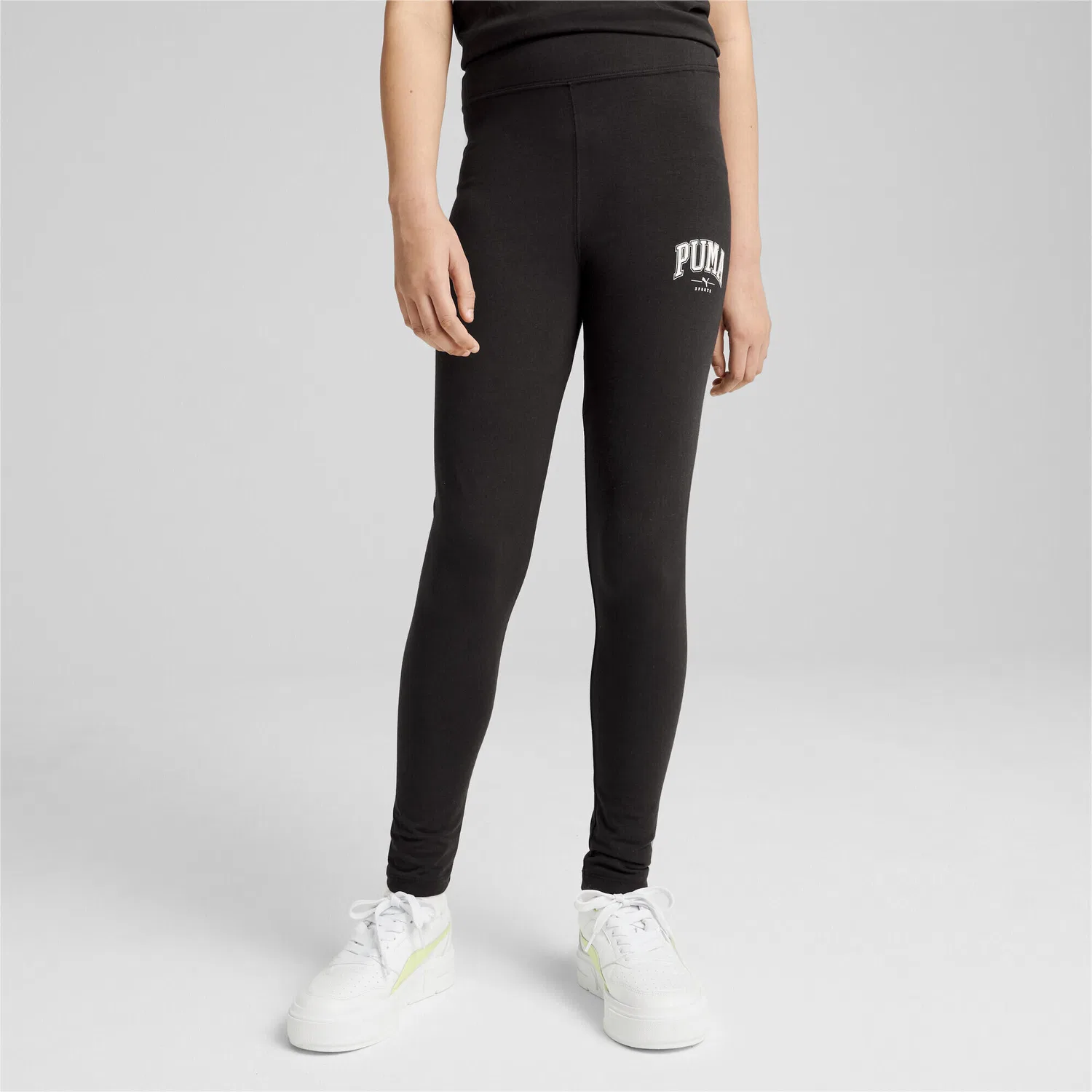 Детские леггинсы с принтом PUMA Squad Puma, Schwarz — фото 4