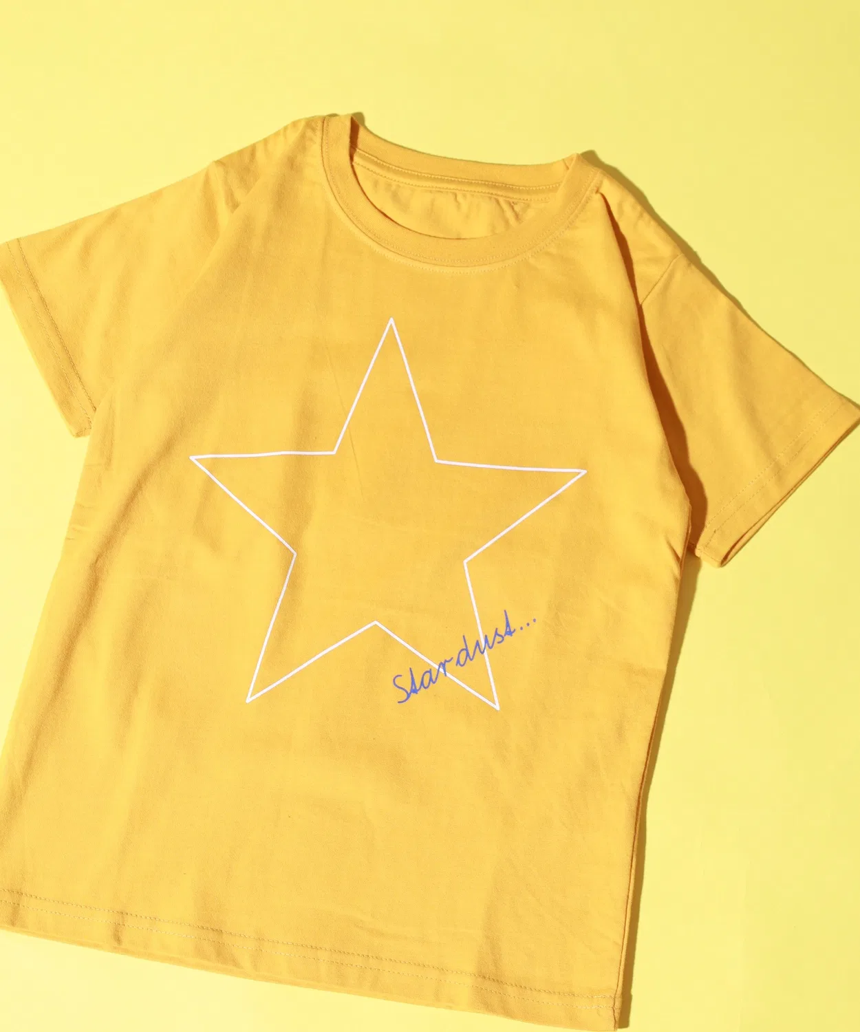 Детская футболка с принтом, антибактериальная, с коротким рукавом, NARNAD KIDS FUNALIVE, Mustard