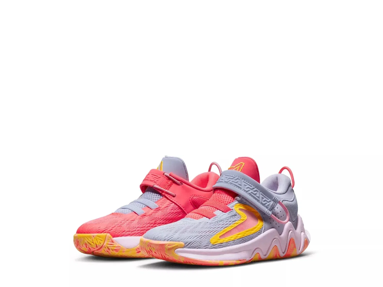 Кроссовки баскетбольные Giannis Immortality 2, Nike, коралловый/мультиколор — фото 3